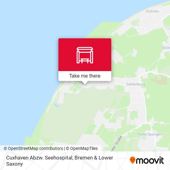 Cuxhaven Abzw. Seehospital map