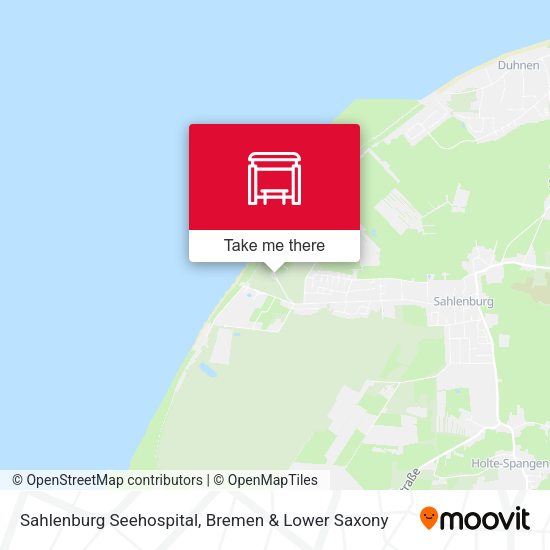 Sahlenburg Seehospital map