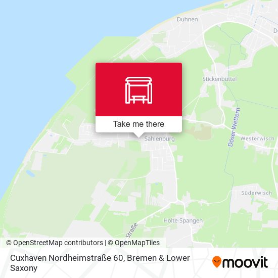 Cuxhaven Nordheimstraße 60 map