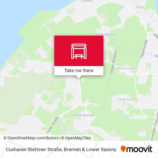 Cuxhaven Stettiner Straße map