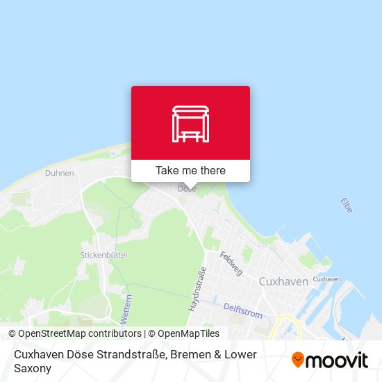 Cuxhaven Döse Strandstraße map
