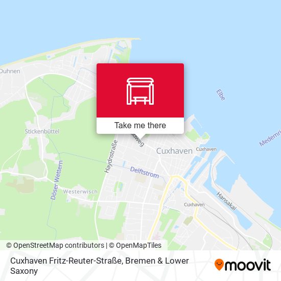 Cuxhaven Fritz-Reuter-Straße map