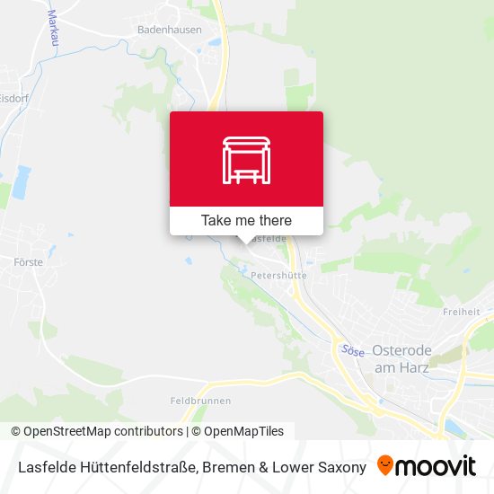 Lasfelde Hüttenfeldstraße map