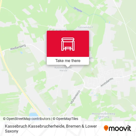 Карта Kassebruch Kassebrucherheide