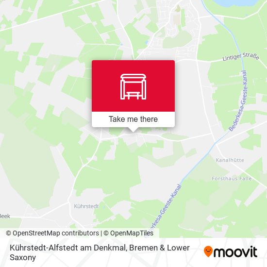 Kührstedt-Alfstedt am Denkmal map