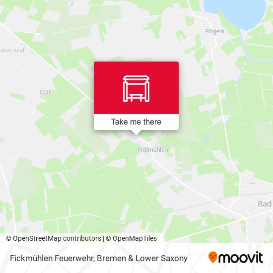 Fickmühlen Feuerwehr map