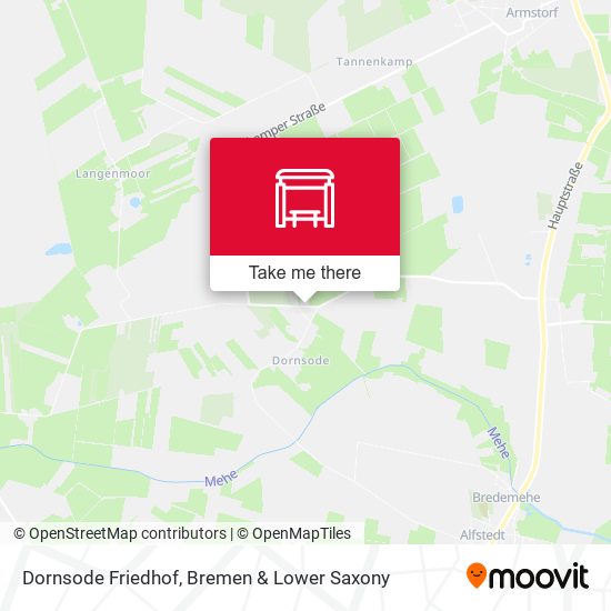 Dornsode Friedhof map