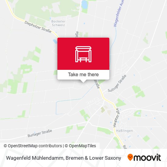 Wagenfeld Mühlendamm map