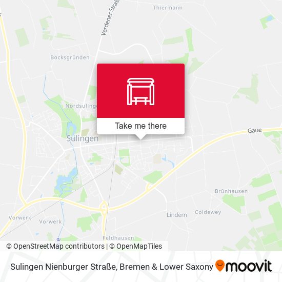 Sulingen Nienburger Straße map