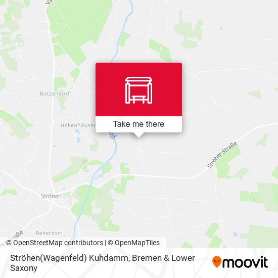 Ströhen(Wagenfeld) Kuhdamm map