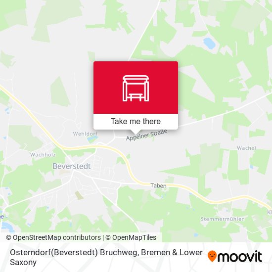 Osterndorf(Beverstedt) Bruchweg map