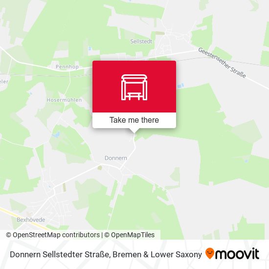 Donnern Sellstedter Straße map
