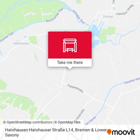 Hatshausen Hatshauser Straße L14 map