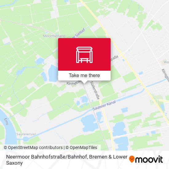 Neermoor Bahnhofstraße/Bahnhof map