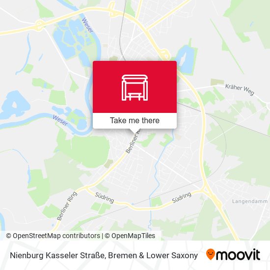 Nienburg Kasseler Straße map