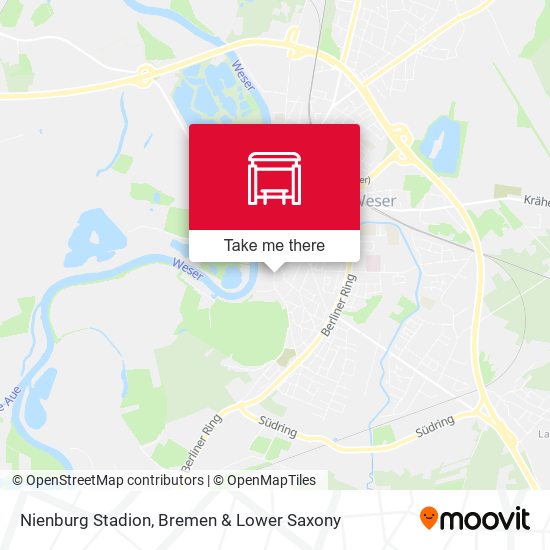 Nienburg Stadion map