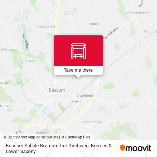 Bassum Schule Bramstedter Kirchweg map