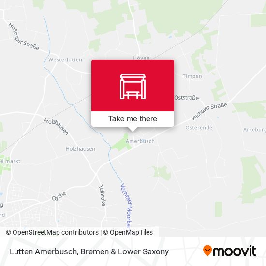 Lutten Amerbusch map