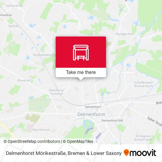 Delmenhorst Mörikestraße map
