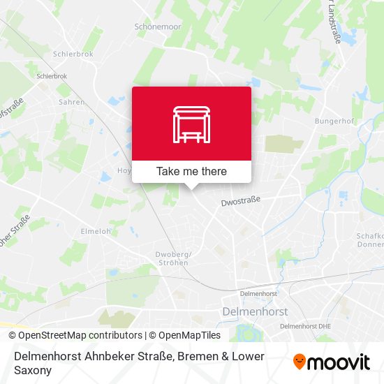Delmenhorst Ahnbeker Straße map