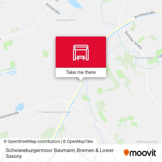 Schwaneburgermoor Baumann map