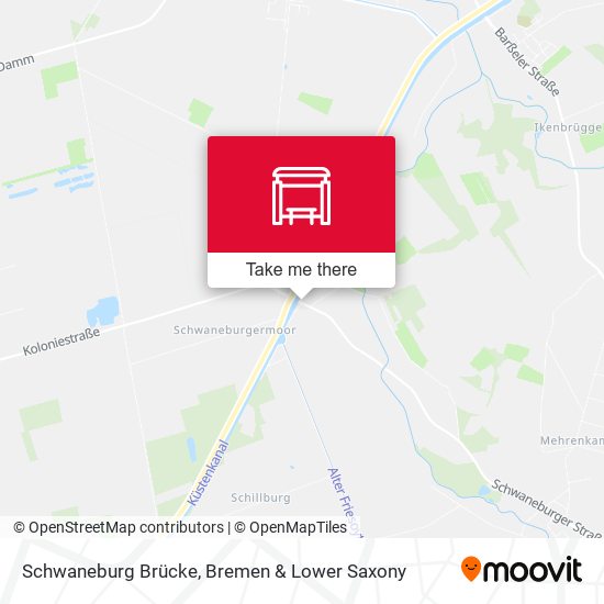 Schwaneburg Brücke map