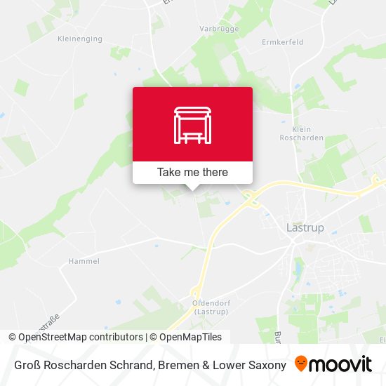Groß Roscharden Schrand map
