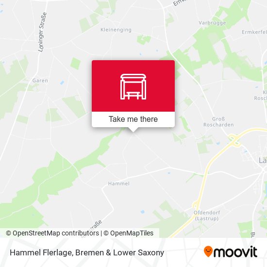 Hammel Flerlage map