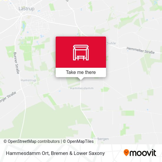 Hammesdamm Ort map