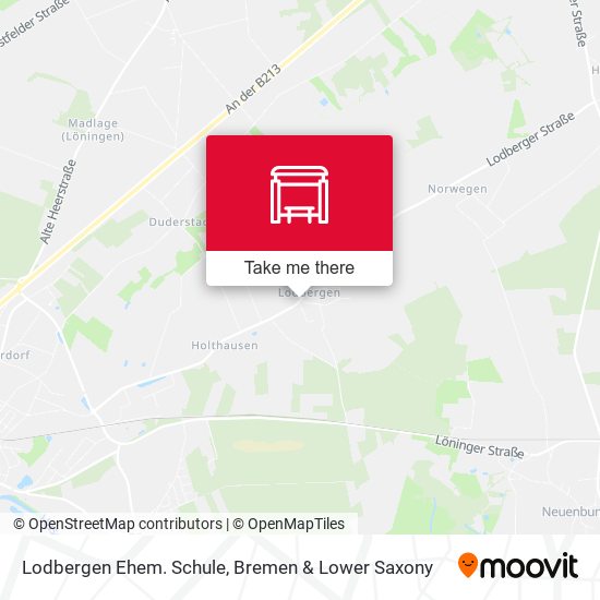 Lodbergen Ehem. Schule map