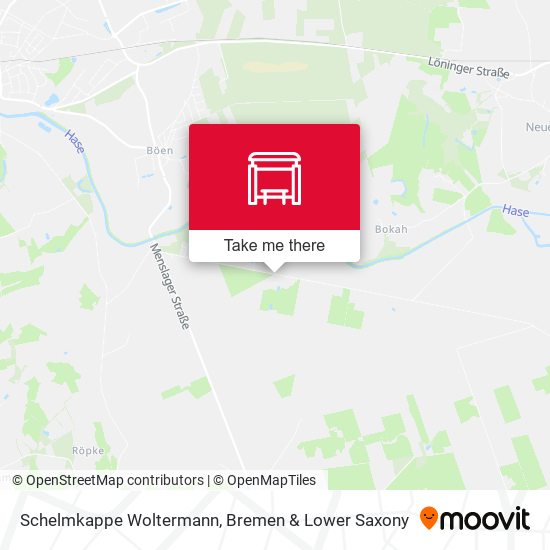 Schelmkappe Woltermann map