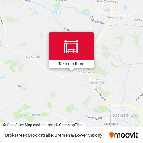Brokstreek Brookstraße map