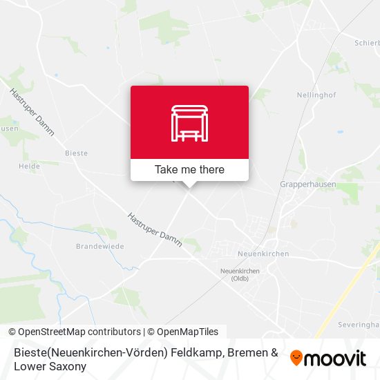 Bieste(Neuenkirchen-Vörden) Feldkamp map