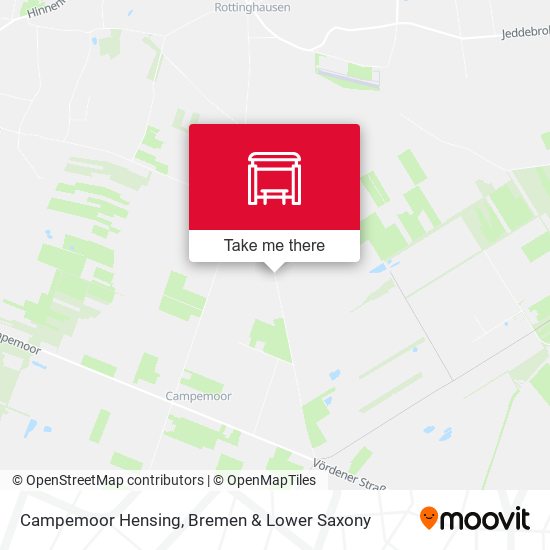 Campemoor Hensing map