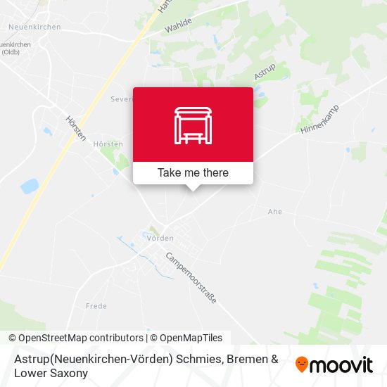 Astrup(Neuenkirchen-Vörden) Schmies map