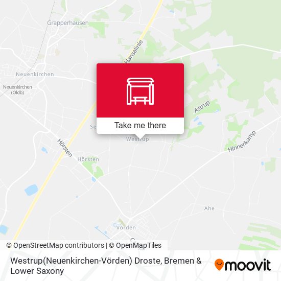 Westrup(Neuenkirchen-Vörden) Droste map