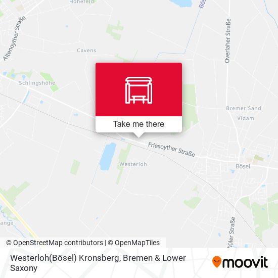 Westerloh(Bösel) Kronsberg map