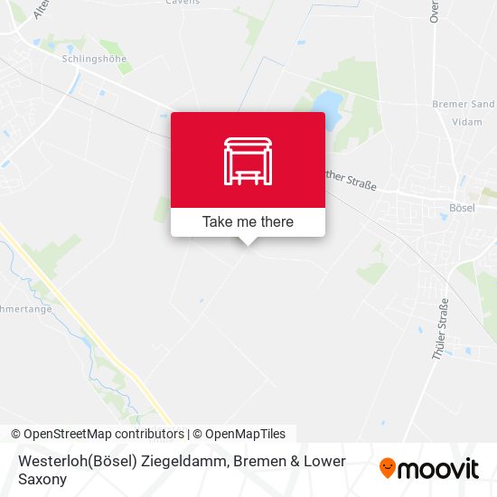 Westerloh(Bösel) Ziegeldamm map