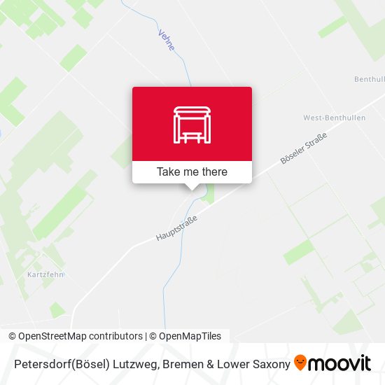 Petersdorf(Bösel) Lutzweg map