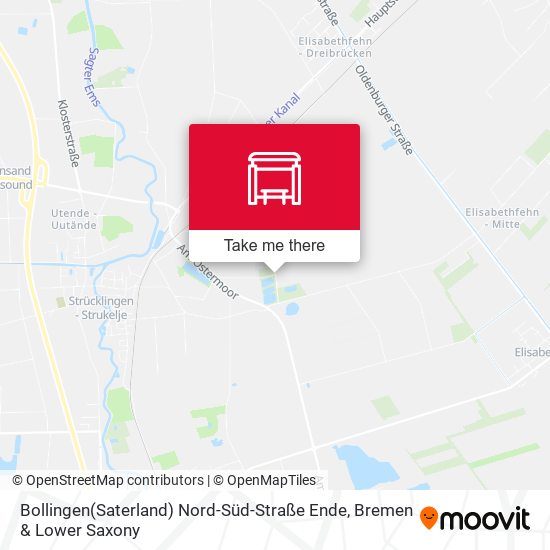 Bollingen(Saterland) Nord-Süd-Straße Ende map