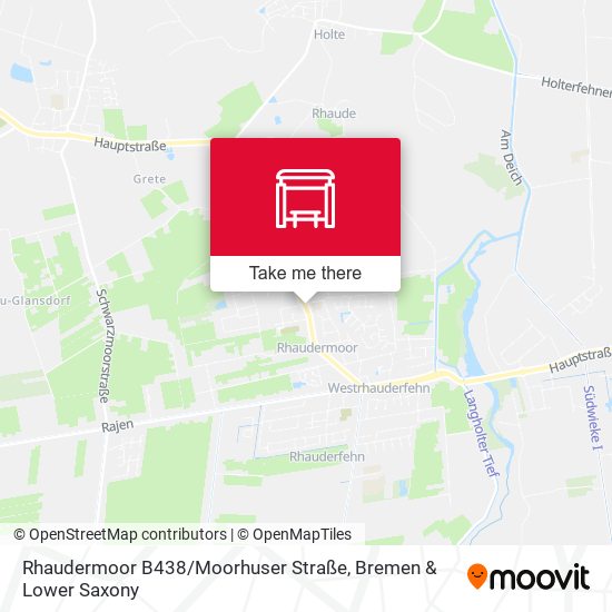Rhaudermoor B438 / Moorhuser Straße map