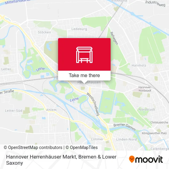 Карта Hannover Herrenhäuser Markt