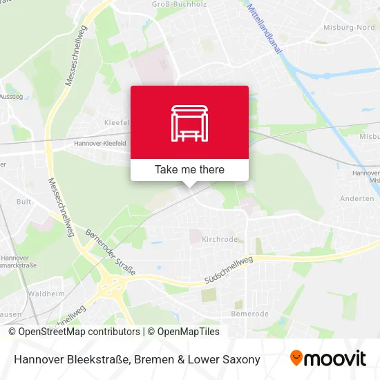 Карта Hannover Bleekstraße