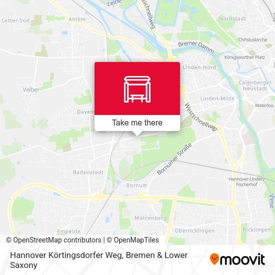 Карта Hannover Körtingsdorfer Weg