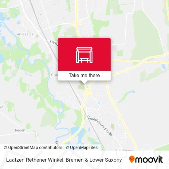 Карта Laatzen Rethener Winkel