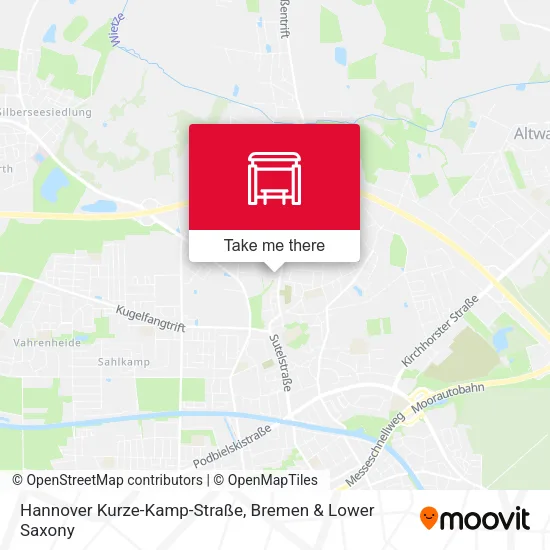 Карта Hannover Kurze-Kamp-Straße