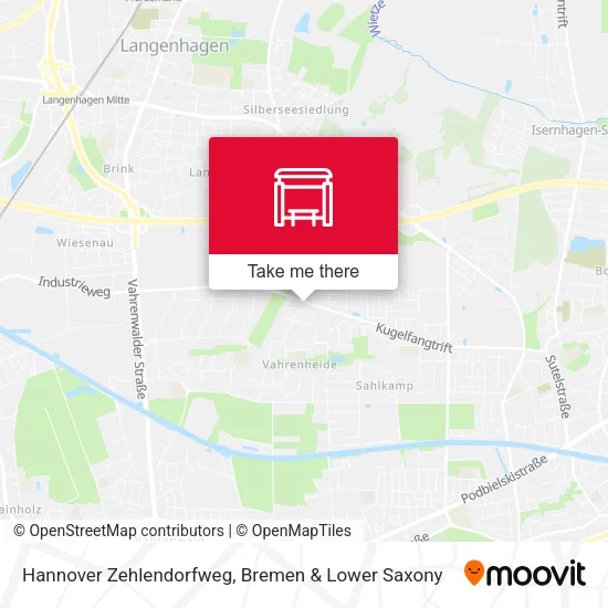Карта Hannover Zehlendorfweg