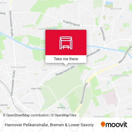 Карта Hannover Pelikanstraße