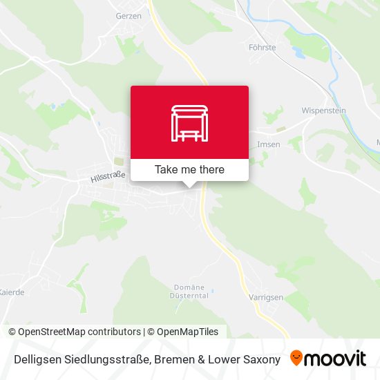 Delligsen Siedlungsstraße map