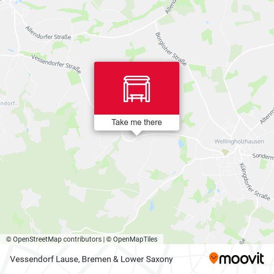 Vessendorf Lause map